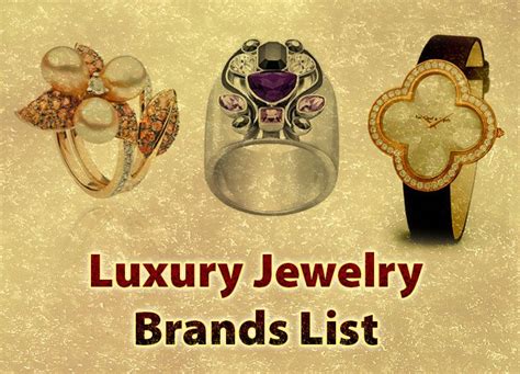 luxery jewelry - luxury jewelry brand names.